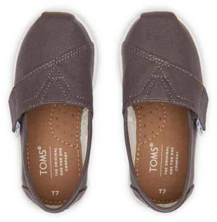 Детские эспадрильи TOMS Alpargata 10010527, серые
