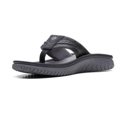 Мужские вьетнамки Clarks Wesley Post 26164871, черные