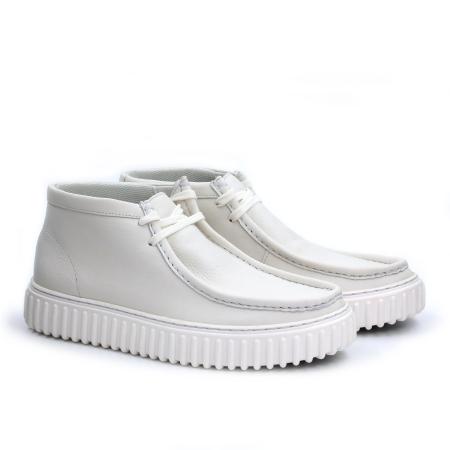 Мужские полуботинки Clarks Clarks Torhill Hi 26173662, белые