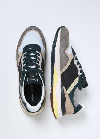 Мужские кроссовки Pepe Jeans London LONDON PRO URBAN PMS30824, серые