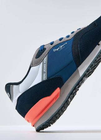 Мужские кроссовки Pepe Jeans London LONDON ONE SERIE M PMS30822, синие