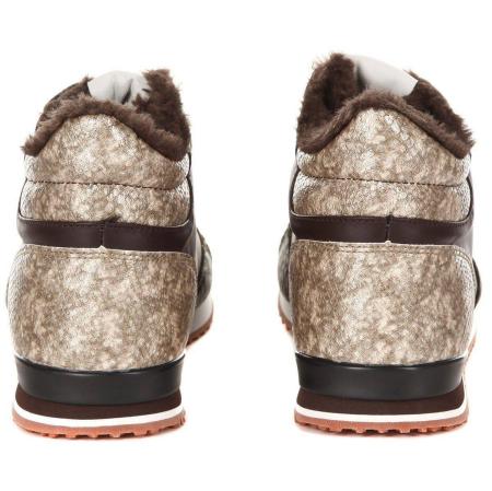 Женские высокие кроссовки Pepe Jeans London GABLE TUMBLE BOOTIE PLS30789, коричневые