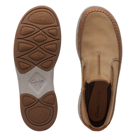 Мужские полуботинки Clarks Nature 5 Walk 26168677, песочные Мужские полуботинки Clarks Nature 5 Walk 26168677, песочные