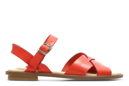 Женские сандалии Clarks Willow Gild 26140776, оранжевые