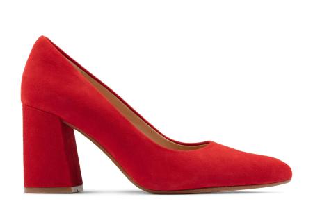 Женские туфли-лодочки Clarks Laina85 Court 26154639, красные