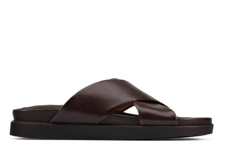 Мужские сланцы Clarks Sunder Cross 26157372, коричневые