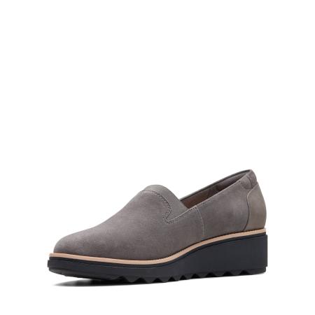 Женские лоферы Clarks Sharon Dolly 26136360, серые
