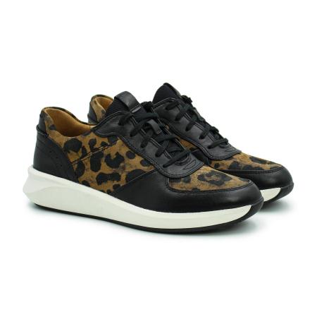 Женские кеды Clarks Un Rio Sprint 26163235, черные