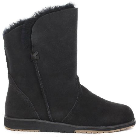 Женские полусапоги из овчины (угги) EMU Australia Bells Beach Lo W11361, черные Женские полусапоги из овчины (угги) EMU Australia Bells Beach Lo W11361, черные