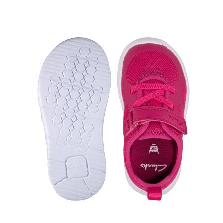 Детские кроссовки Clarks Ath Flux T 26151558, фуксия