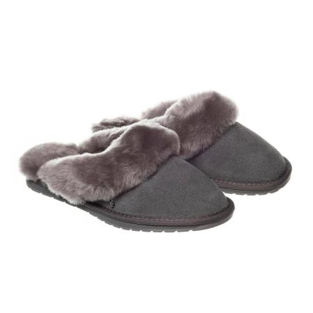 Женские тапочки EMU Australia Jolie W10015, серые Женские тапочки EMU Australia Jolie W10015, серые