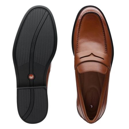 Мужские лоферы Clarks Un Aldric Step 26140140, коричневые