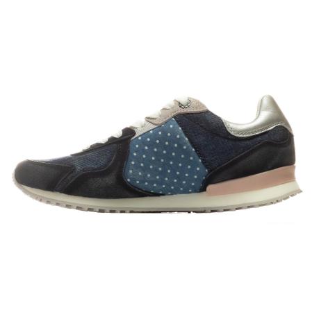 Женские кроссовки Pepe Jeans London TINKER DENIM TAPE WOMAN PLS31008, синие Женские кроссовки Pepe Jeans London TINKER DENIM TAPE WOMAN PLS31008, синие