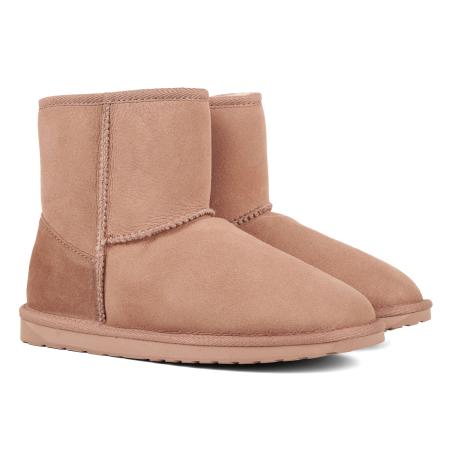 Женские полусапоги из овчины (угги) EMU Australia Stinger Mini W10003, розовые