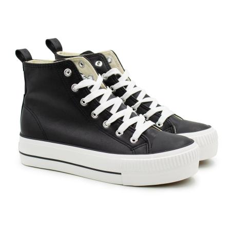 Женские высокие кеды British Knights KAYA MID B48-3721-01, черные