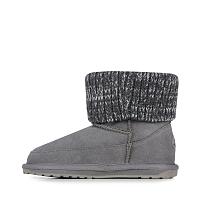 Eccles K12610 - Детские полусапоги из овчины (угги) EMU Australia, серые