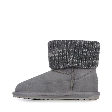 Детские полусапоги из овчины (угги) EMU Australia Eccles K12610, серые