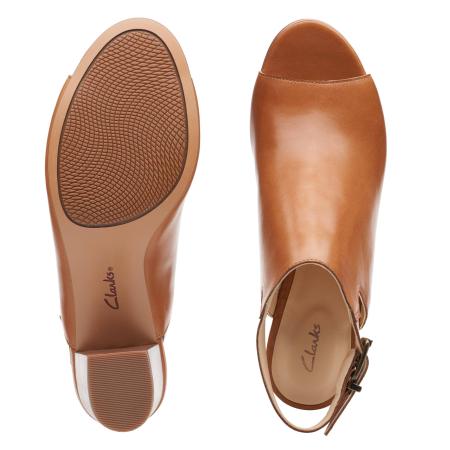 Женские босоножки Clarks Deloria Gia 26140100, коричневые