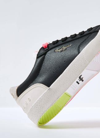 Женские кеды Pepe Jeans London KENTON VINTAGE WOMAN PLS31285, черные Женские кеды Pepe Jeans London KENTON VINTAGE WOMAN PLS31285, черные