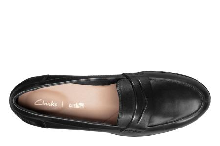 Женские лоферы Clarks Hamble Loafer 26147739, черные Женские лоферы Clarks Hamble Loafer 26147739, черные