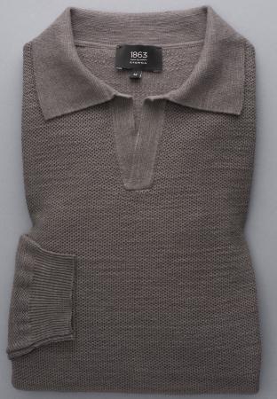 Мужское поло Eterna 363-25-REPO, серое