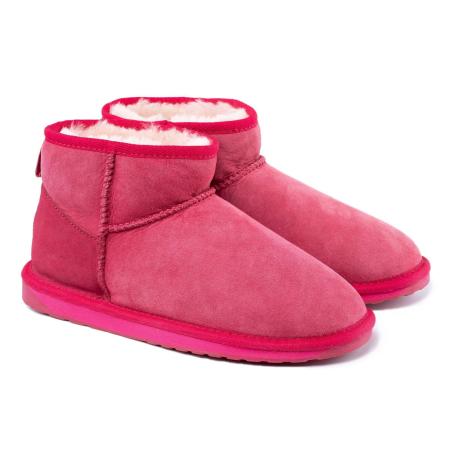 Женские ботинки из овчины (угги) EMU Australia Stinger Micro W10937 (жен. полусапоги из овчины (у W10937, фуксия