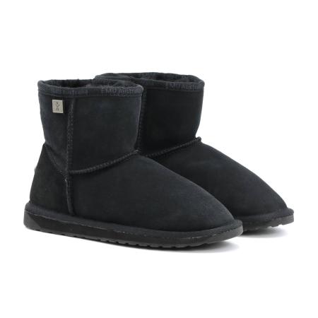 Полусапоги из овчины (угги) EMU Australia Platinum Stinger Slim Mini WP20003, черные