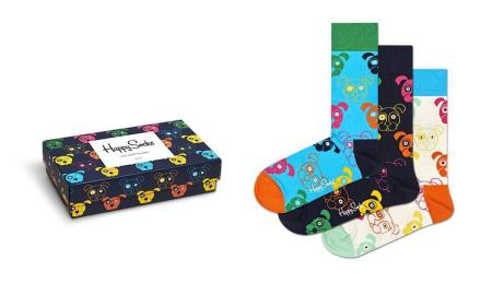 3-Pack Mixed Dog Socks Gift Set XDOG08