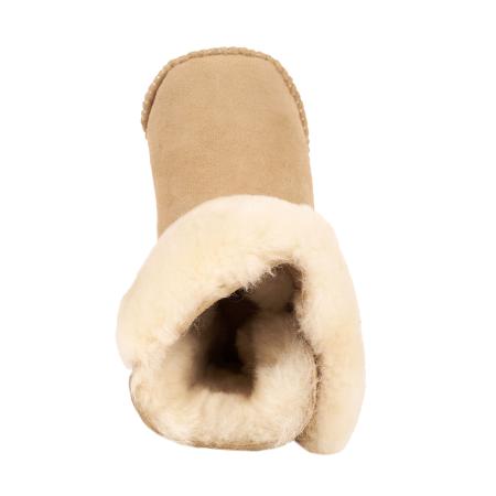 Детские пинетки из овчины EMU Australia Walker/Pre-Walker Baby Bootie Deluxe B13256, песочные