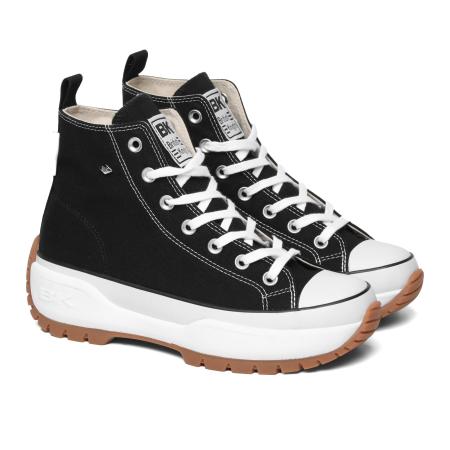 Женские высокие кеды British Knights KAYA MID FLY B49-3702-01, черные