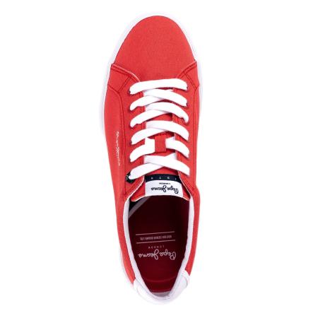 Мужские кеды Pepe Jeans London KENTON BASIC MAN PMS30604, красные