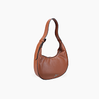 PURPUREA BORCHIE PURP0421CUOIO - Женская сумка хобо Charlotte, коричневая