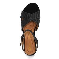 Clarks Elleri Plum 26171439 - Женские босоножки Clarks, черные Clarks Elleri Plum 26171439 - Женские босоножки Clarks, черные