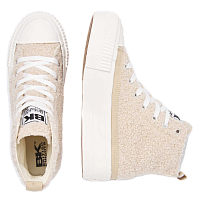 KAYA MID B48-3720-01 - Женские высокие кеды British Knights, бежевые KAYA MID B48-3720-01 - Женские высокие кеды British Knights, бежевые
