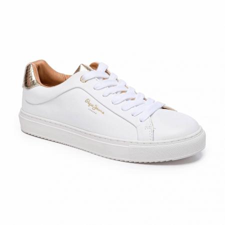 Женские кеды Pepe Jeans London ADAMS PLS30853, белые Женские кеды Pepe Jeans London ADAMS PLS30853, белые