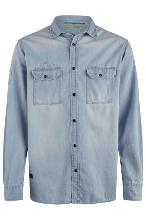 Мужская рубашка Camel Active Longsleeve Shirt 409130-8S20, голубая