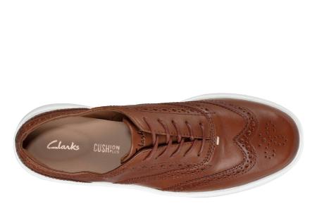 Женские кеды Clarks Hero Brogue. 26149392, коричневые