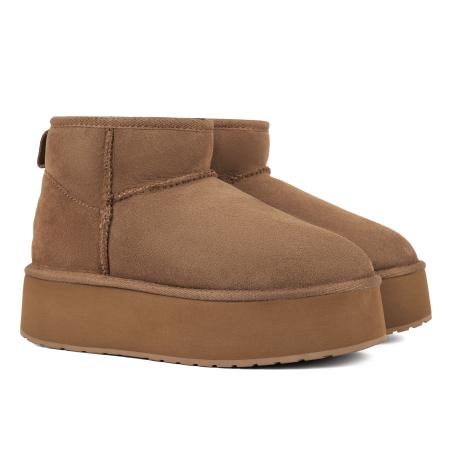 Женские угги EMU Australia Stingers Stinger Micro Flatform W13082, коричневые