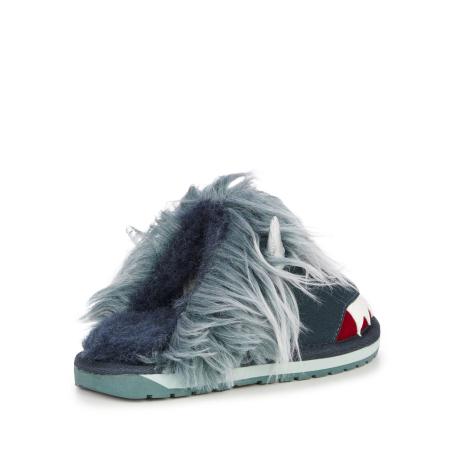Детские тапочки EMU Australia Monster Slipper K12620, синие