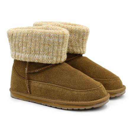 Детские полусапоги из овчины (угги) EMU Australia Eccles K12610, коричневые