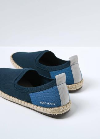 Мужские эспадрильи Pepe Jeans London TOURIST SLIP ON KNIT PMS10299, синие