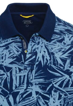 Мужское поло Camel Active Polo AOP 409960-1P43, синее