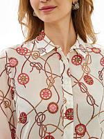 SAILING PRINT COT SILK SHIRT 4320184 - SAILING PRINT COT SILK SHIRT 4320184