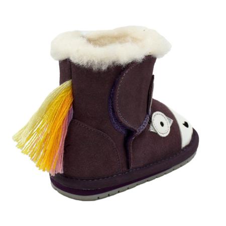 Детские угги EMU Australia Magical Unicorn Walker B12409, фиолетовые