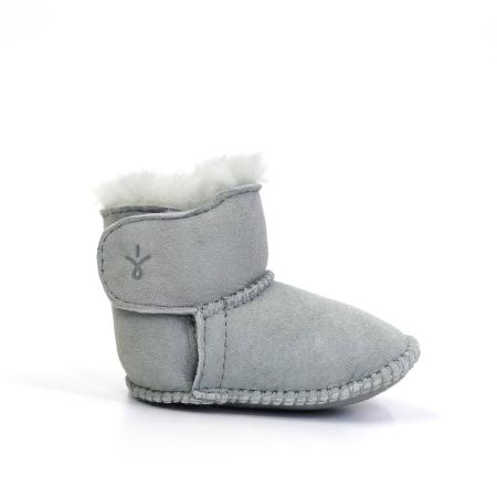 Малыши ботинки из овчины (угги) EMU Australia Baby Bootie B10310, голубое