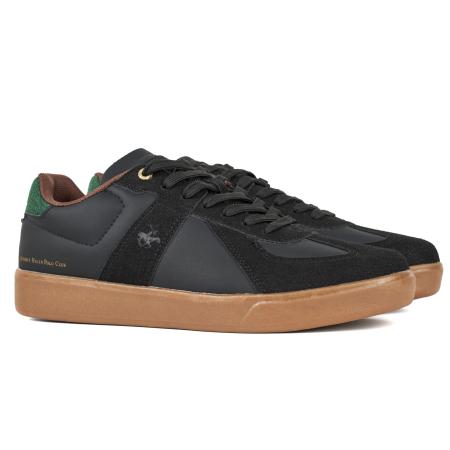 Мужские кеды Beverly Hills Polo Club OXFORD MIX BHM525200, черные