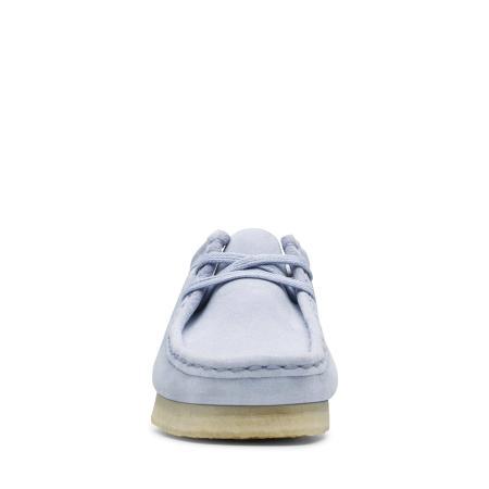 Женские полуботинки Clarks Wallabee. 26140920, голубые