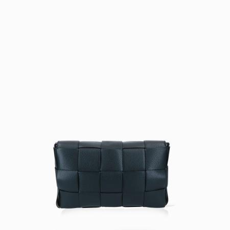 Женская сумка на плечо Charlotte DONNA INPELLE INTRECCIO INTR0336NERO, черная