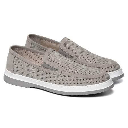 Мужские мокасины Bugatti 33303151-3500, серые