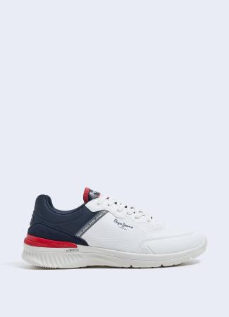 Мужские кроссовки Pepe Jeans London JAY PRO HALF PMS30828, белые